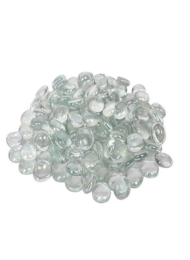 VANNEF® Premium Decorative Transparent White&Green Glass Pebbles for Vase Fillers Aqurium/Fish Tank, Plant Pots, Home, Garden, Indoor & Outdoor Decoration (800 gm Transparent White&Green) - Image 4